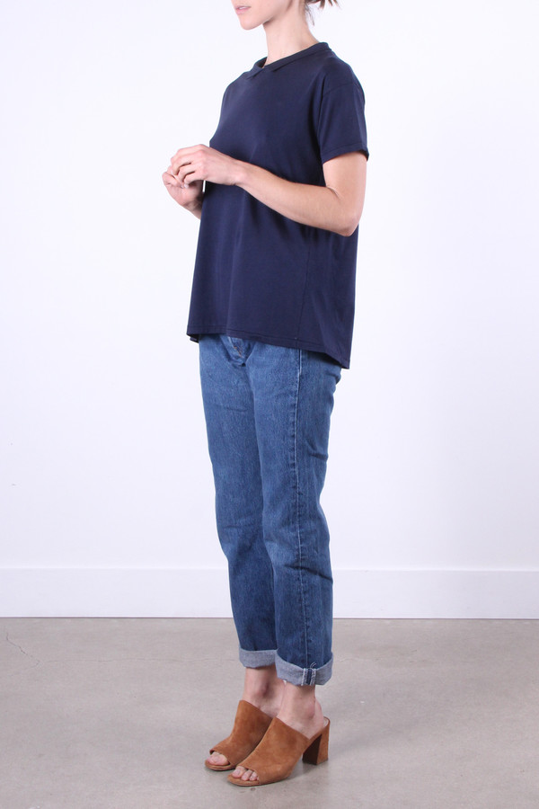 Calder Blake Ines Collar Tee Calder Blake Ines Collar Tee