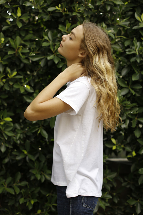 Calder Blake Ines Collar Tee Calder Blake Ines Collar Tee
