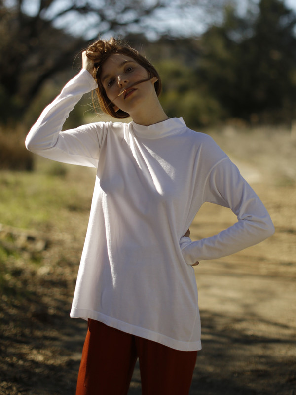 Calder Blake Nan Long-Sleeve Button-Back Calder Blake Nan Long-Sleeve Button-Back