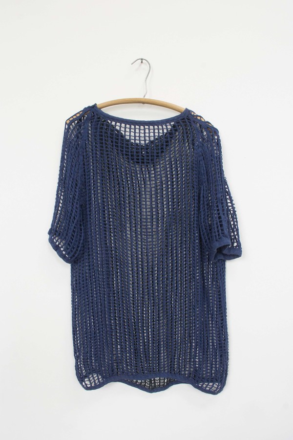 VINTAGE INDIGO NET TEE VINTAGE INDIGO NET TEE