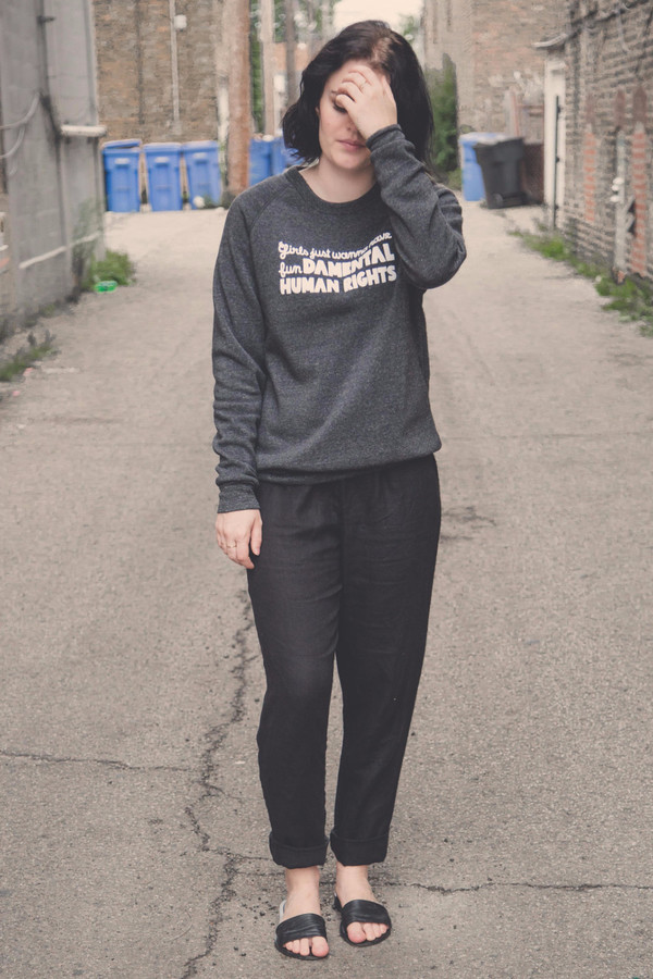 Rachel Antonoff Human Rights Sweatshirt or Tee Rachel Antonoff Human Rights Sweatshirt or Tee