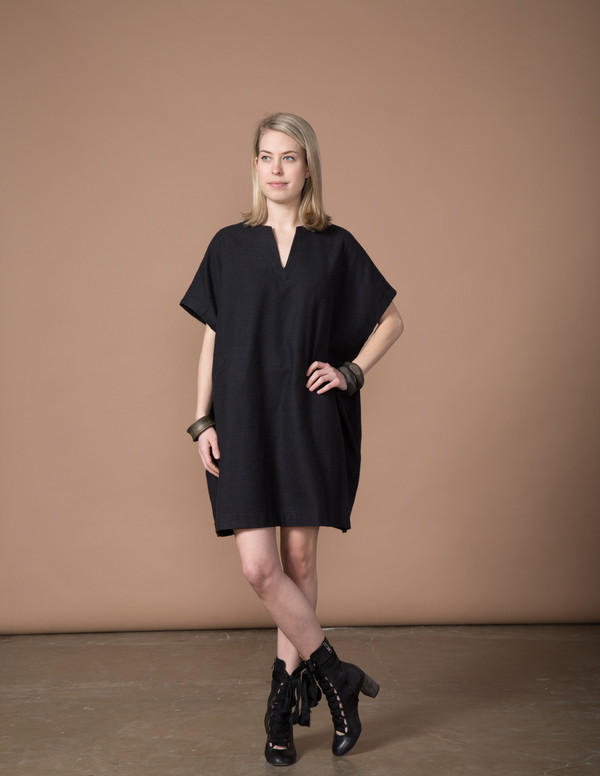 SBJ Austin Mary Dress - Black Woven SBJ Austin Mary Dress - Black Woven