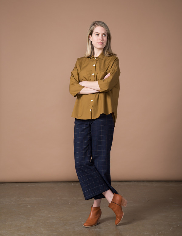SBJ Austin Stephanie Top - Mocha Poplin SBJ Austin Stephanie Top - Mocha Poplin
