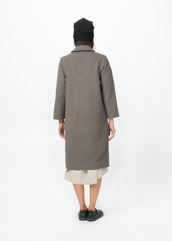 Evam Eva Angora Blend Robe Coat Evam Eva Angora Blend Robe Coat