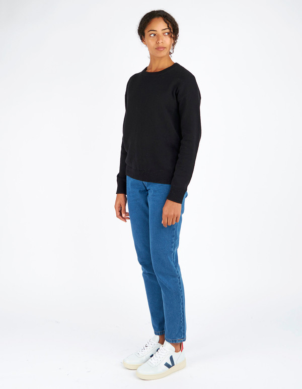 Filippa K Cotton Yak Pullover Black Filippa K Cotton Yak Pullover Black