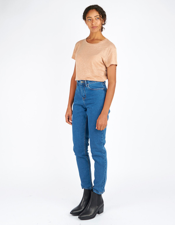 Filippa K Linen T-Shirt Almondine Filippa K Linen T-Shirt Almondine