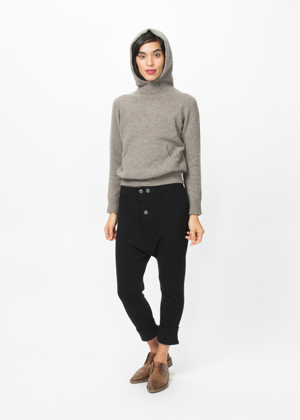 Evam Eva Cashmere Seamless Hooded Pullover Evam Eva Cashmere Seamless Hooded Pullover