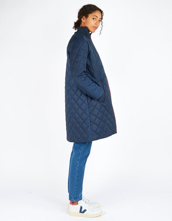 Ganni Greenwood Quilted Jacket Total Eclipse Ganni Greenwood Quilted Jacket Total Eclipse