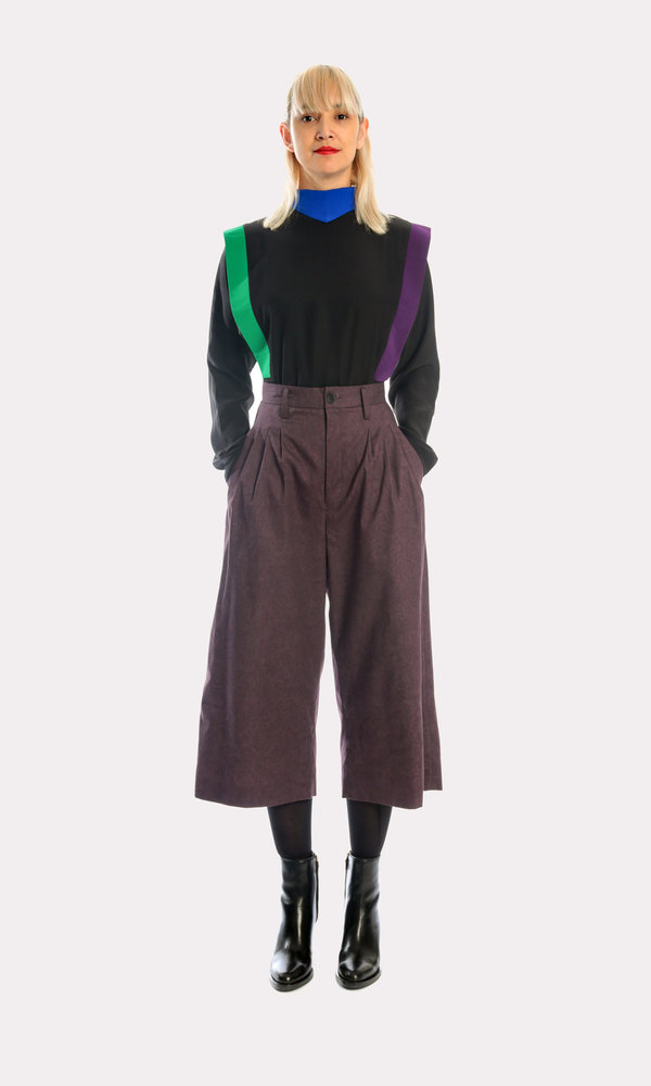 Kurt Lyle Annie Silk Blouse in Crayola Kurt Lyle Annie Silk Blouse in Crayola