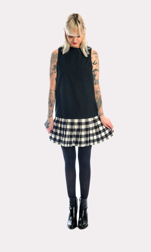 Kurt Lyle Princeton Jumper in Black + Check Kurt Lyle Princeton Jumper in Black + Check