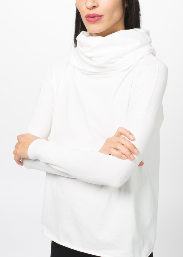Album di Famiglia Long Sleeve Cowl Neck Tee Album di Famiglia Long Sleeve Cowl Neck Tee