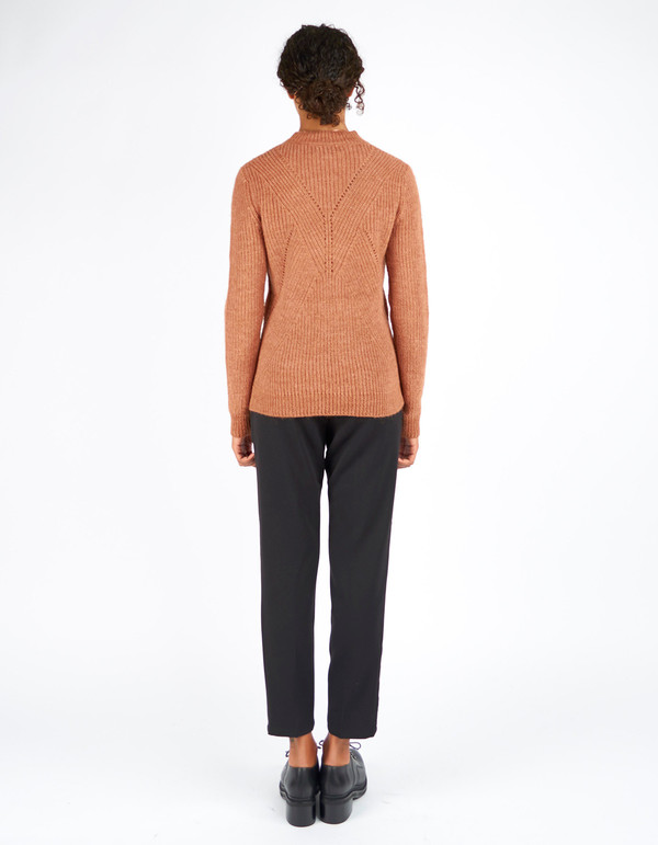 Storm & Marie Gabby Knit Sweater Gingerbread Melange Storm & Marie Gabby Knit Sweater Gingerbread Melange