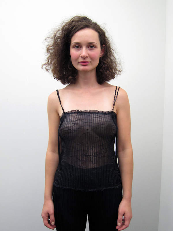 Kahle Pleated Sheath Tank, Black Kahle Pleated Sheath Tank, Black