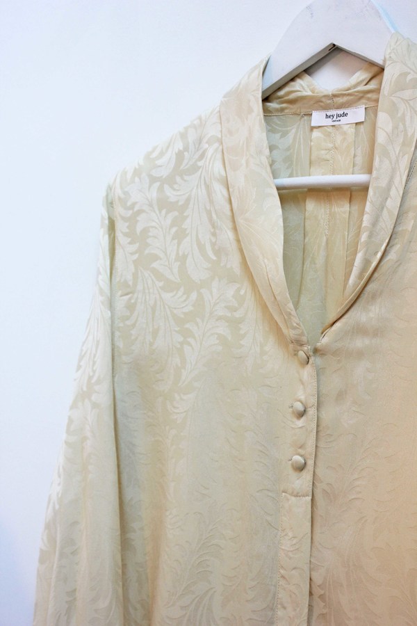 Hey Jude Vintage Brushed Silk Blouse Hey Jude Vintage Brushed Silk Blouse