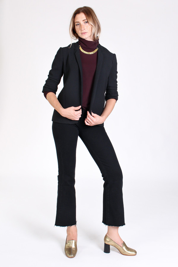 Obakki Textured blazer in black Obakki Textured blazer in black