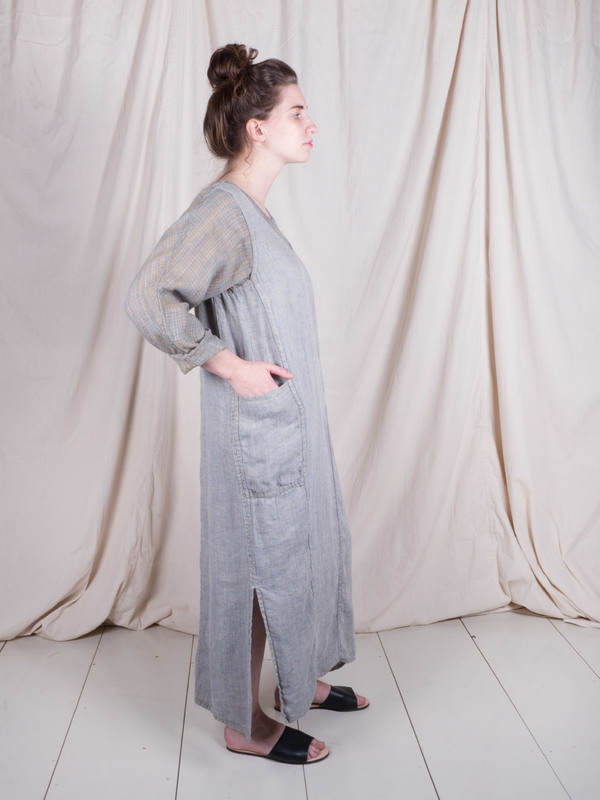 DUO NYC Vintage Linen Layered Dress DUO NYC Vintage Linen Layered Dress