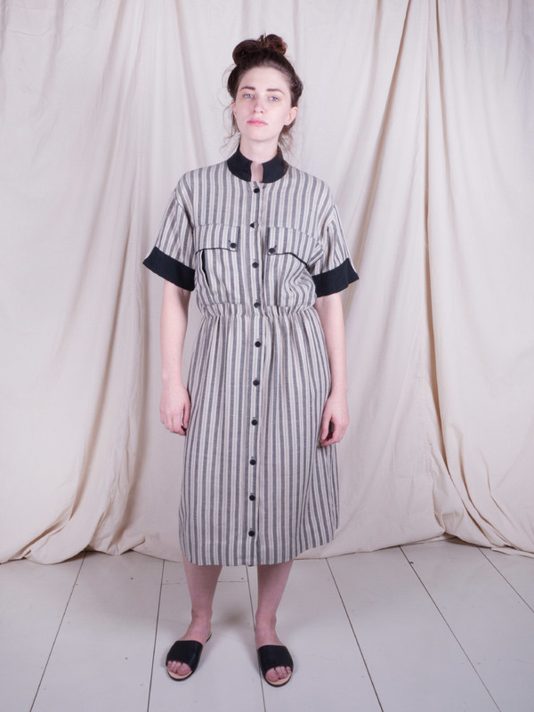 Woods Vintage Striped Dress Woods Vintage Striped Dress