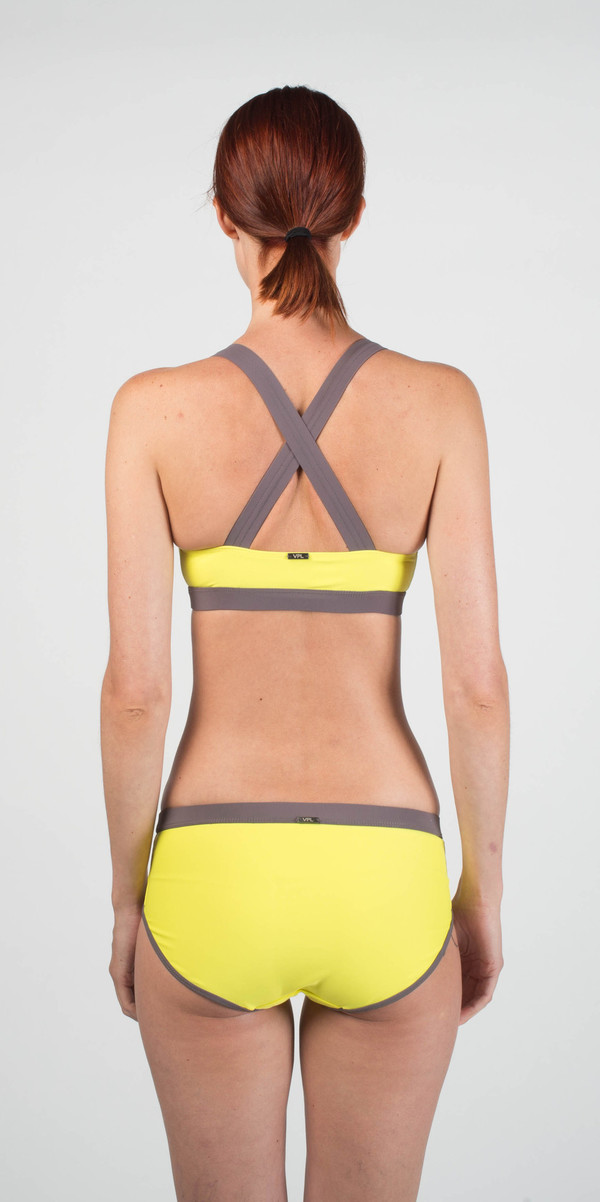 VPL B Bra Swim & Workout Top - Lemon Lime VPL B Bra Swim & Workout Top - Lemon Lime