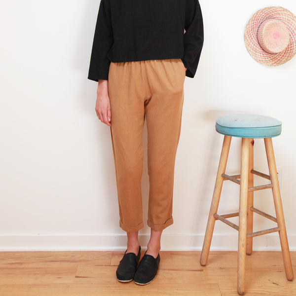Me & Arrow Cuff Pants Apple Cinnamon Me & Arrow Cuff Pants Apple Cinnamon
