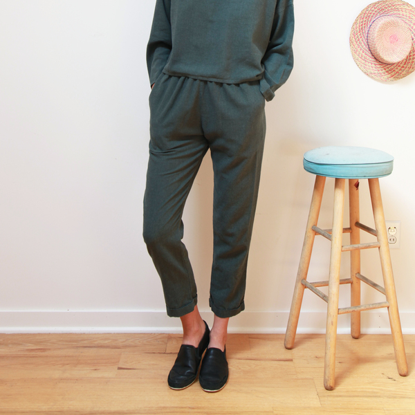 Me & Arrow Cuff Pants Ivy Me & Arrow Cuff Pants Ivy