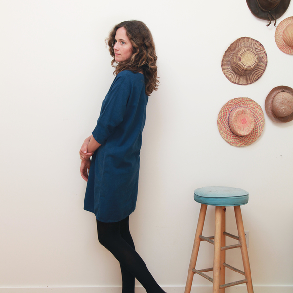 Me & Arrow Dolman 3/4 Sleeve Dress Deep Ocean Me & Arrow Dolman 3/4 Sleeve Dress Deep Ocean