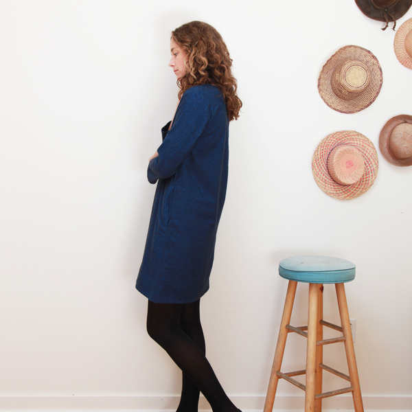 Me & Arrow Fuzzy Dress - Fuzzy Heather Navy Me & Arrow Fuzzy Dress - Fuzzy Heather Navy