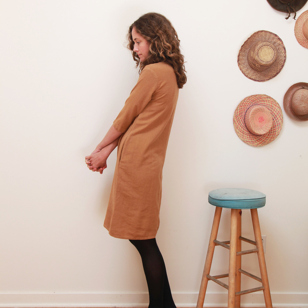 Me & Arrow 3/4 Sleeve Tall Dress - Apple Cinnamon Me & Arrow 3/4 Sleeve Tall Dress - Apple Cinnamon