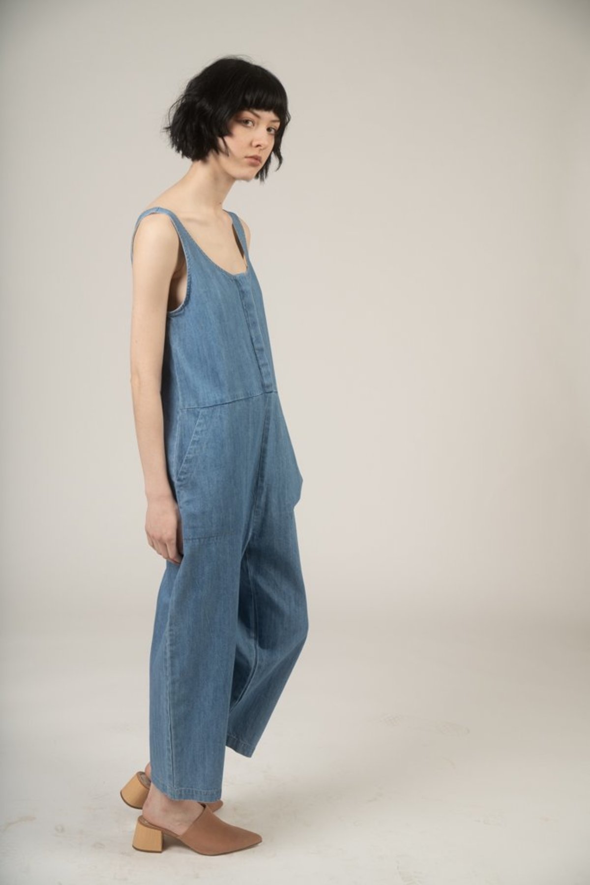 Ilana Kohn Leroy Jumpsuit - Faded Denim 