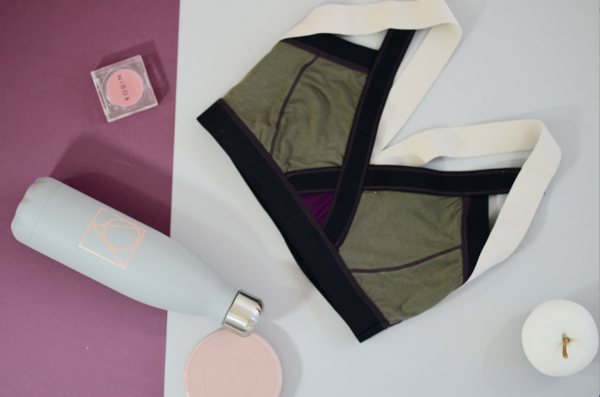 VPL Insertion Bra W: Military x Eggplant VPL Insertion Bra W: Military x Eggplant