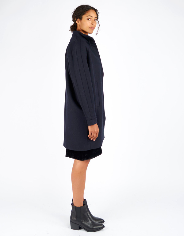 Just Female Blend Coat Dark Blue Just Female Blend Coat Dark Blue