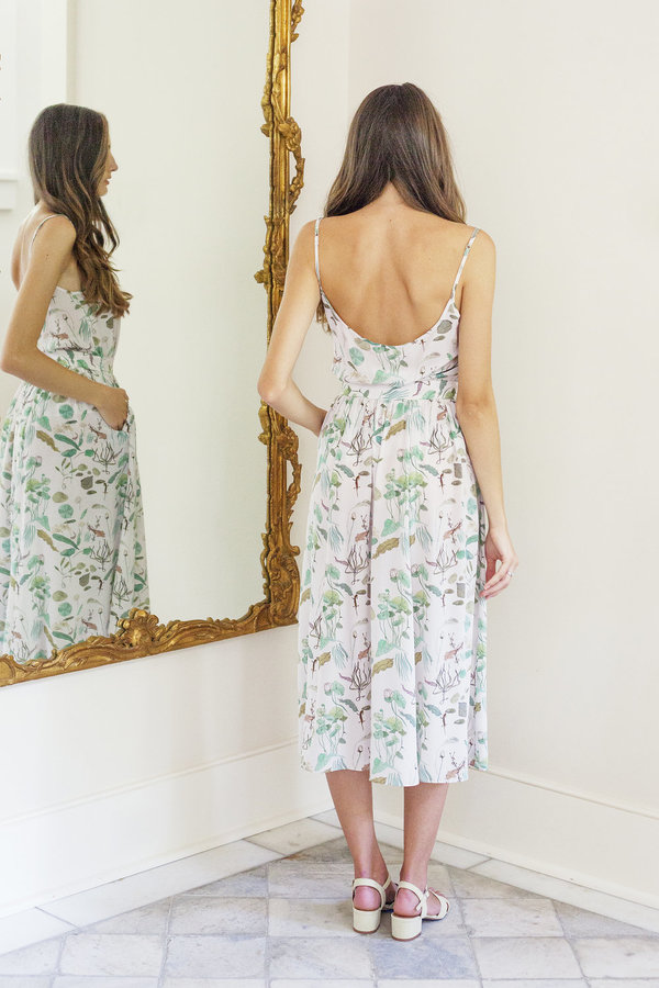 Plante Printed Silk Tank Ivy Plante Printed Silk Tank Ivy