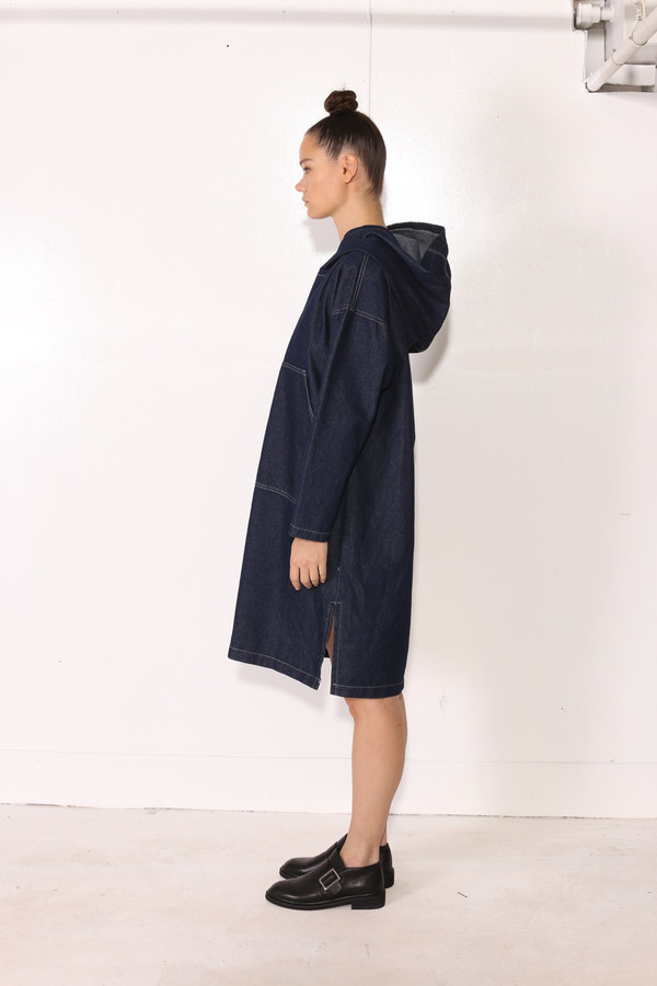 Intentionally Blank DEXTER PULLOVER Dark Denim Intentionally Blank DEXTER PULLOVER Dark Denim