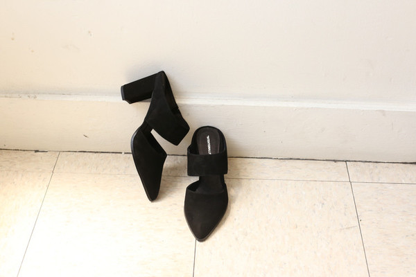 Intentionally Blank MISSY Black Suede Intentionally Blank MISSY Black Suede