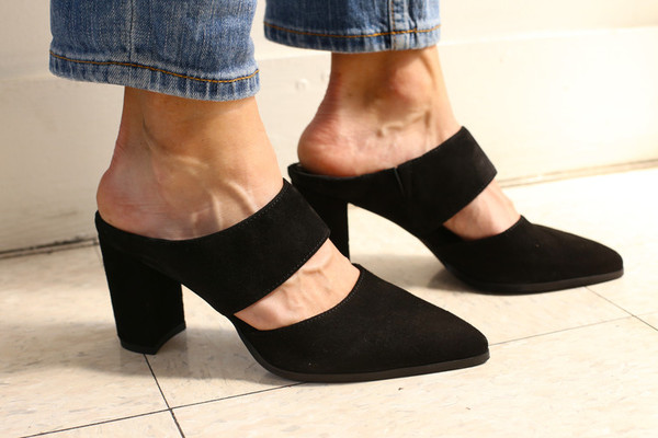 Intentionally Blank MISSY Black Suede Intentionally Blank MISSY Black Suede