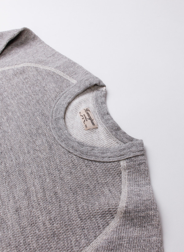 Men's Homespun Raglan Thermal Mid Grey Men's Homespun Raglan Thermal Mid Grey