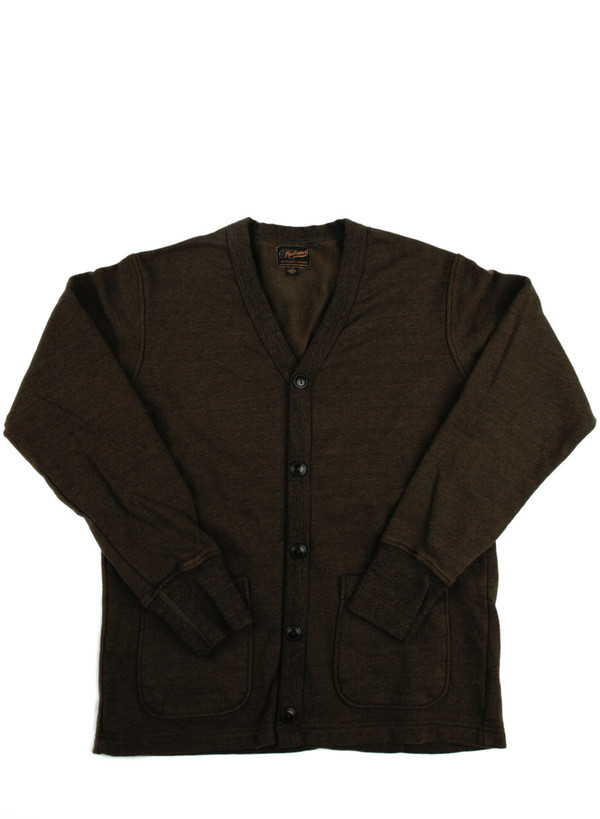 Men's National Athletic Goods Varsity Cardigan Olive Men's National Athletic Goods Varsity Cardigan Olive