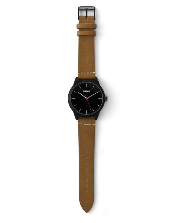 Breda Rand Watch Black Brown Breda Rand Watch Black Brown
