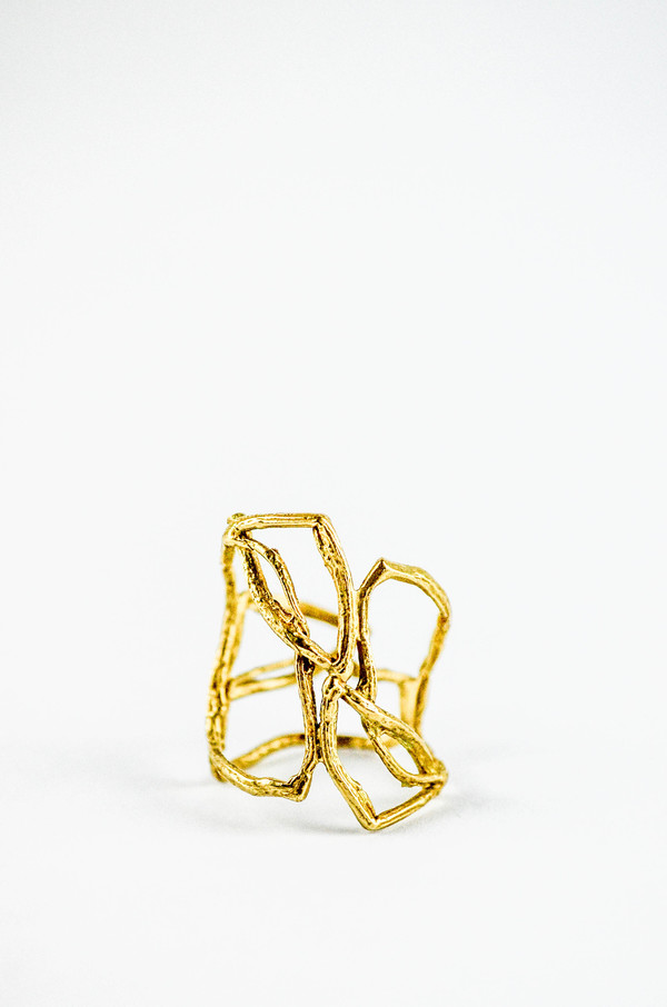 K/ller Willow Cage Ring Brass K/ller Willow Cage Ring Brass