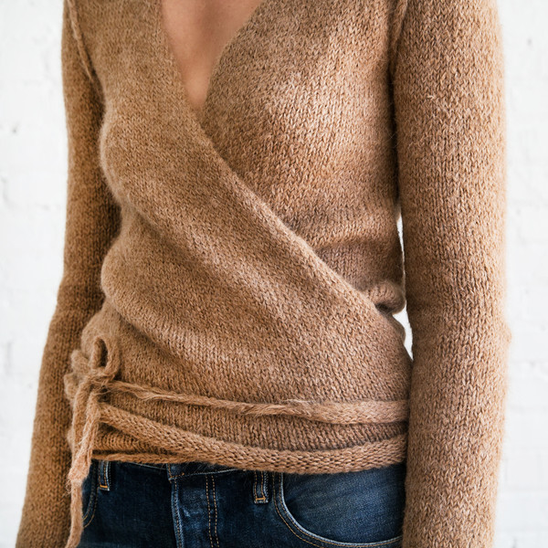A Detacher Tiara Wrap Sweater A Detacher Tiara Wrap Sweater