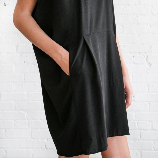 Gary Graham Cocoon Dress Black Gary Graham Cocoon Dress Black