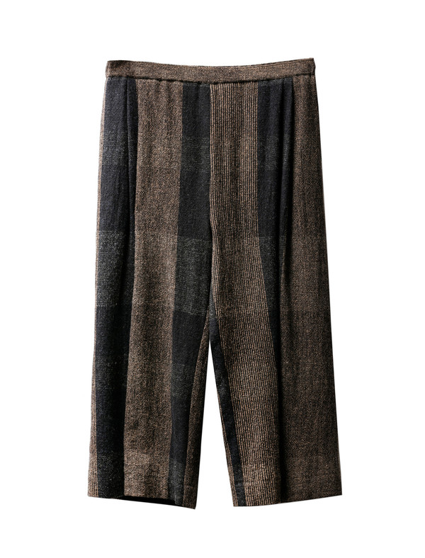 Stephan Schneider Womens Trousers Interior Dark Plaid Stephan Schneider Womens Trousers Interior Dark Plaid