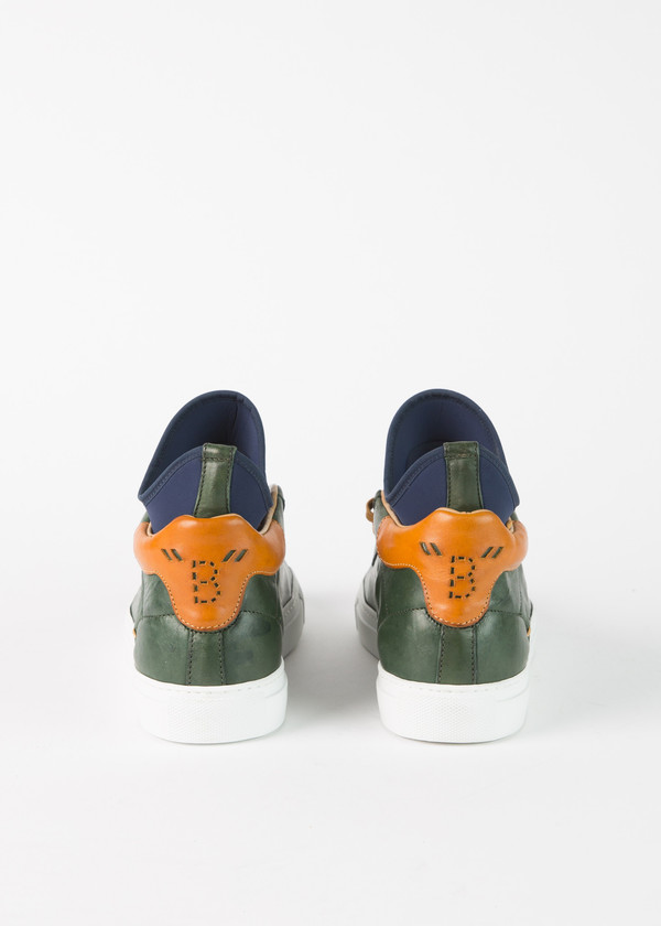 Brador Mid Top Contrast Sneaker Brador Mid Top Contrast Sneaker