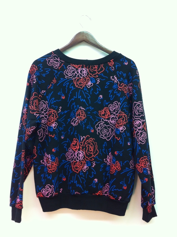 ELEY KISHIMOTO Raglan sweatshirt imprint ELEY KISHIMOTO Raglan sweatshirt imprint