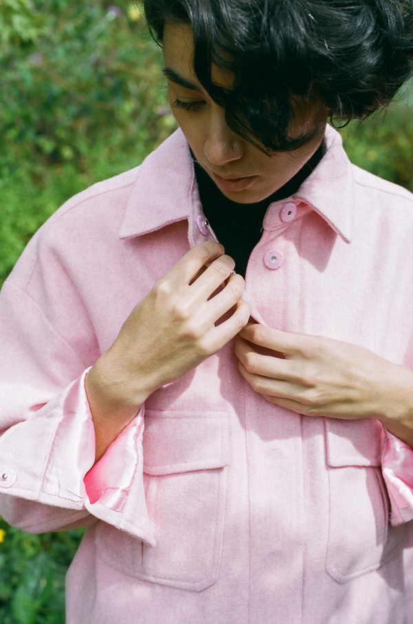 Ganni Hawthorne Wool Jacket - peony Ganni Hawthorne Wool Jacket - peony