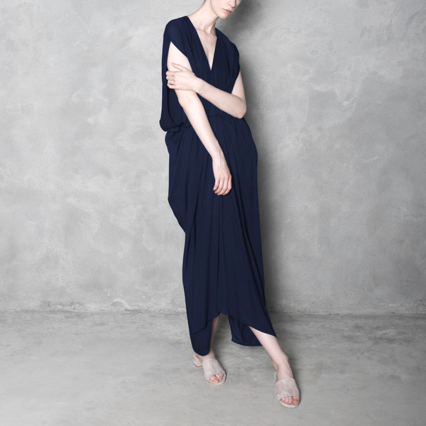 7115 by Szeki Signature Kimono Maxi Dress - Navy 7115 by Szeki Signature Kimono Maxi Dress - Navy