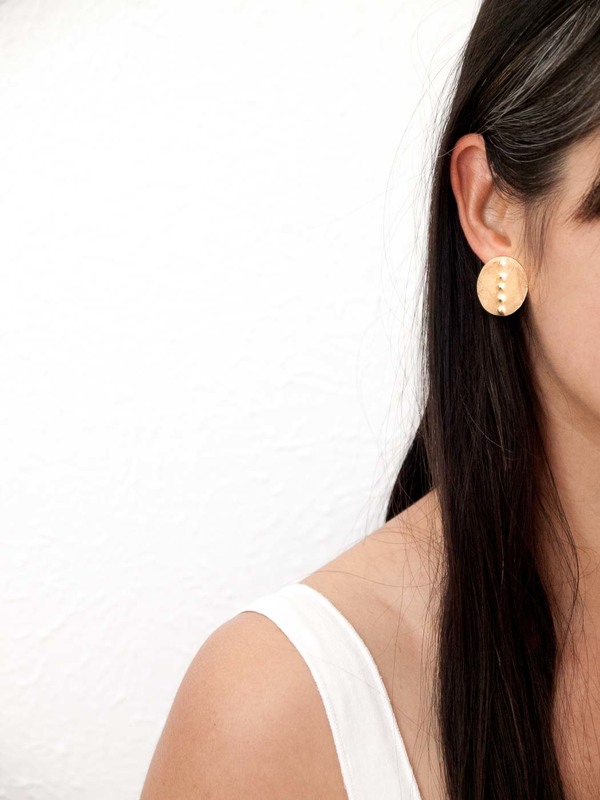 Laurel Hill Jewelry Petroglyph Disc Earrings Laurel Hill Jewelry Petroglyph Disc Earrings