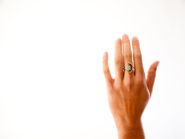 Laurel Hill Jewelry Io Ring // Amazonite Laurel Hill Jewelry Io Ring // Amazonite