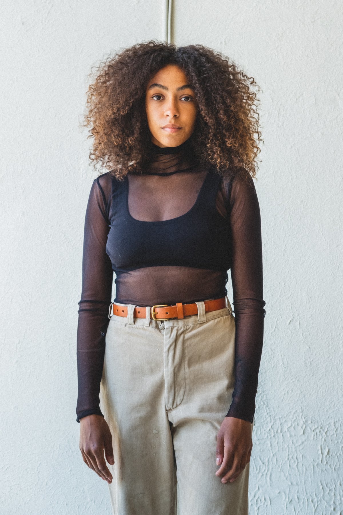 Antipast Mesh Turtleneck - Black 