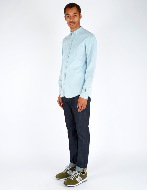 Men's Assembly Label Endless Denim Shirt Pale Denim Men's Assembly Label Endless Denim Shirt Pale Denim
