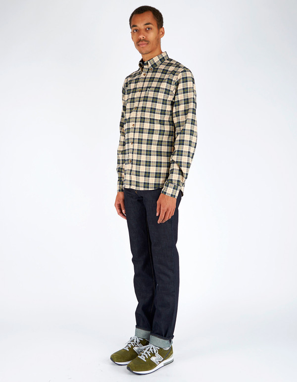 Men's Fjallraven Stig Flannel Shirt Chalk White Men's Fjallraven Stig Flannel Shirt Chalk White